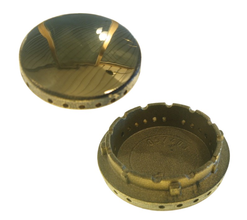 Spartifiamma ottone lucido 55mm