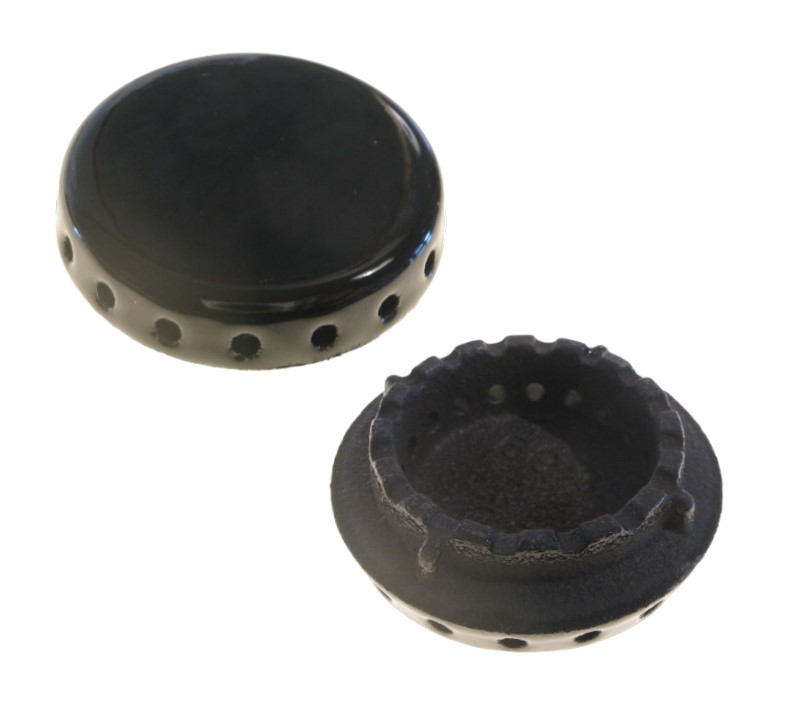 Spartifiamma nero smaltato 44mm