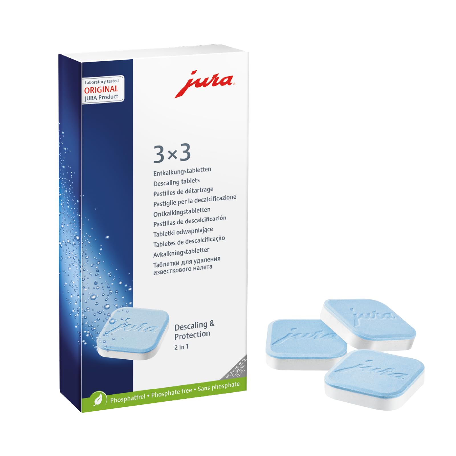 Jura tab decalcificante (3x3)
